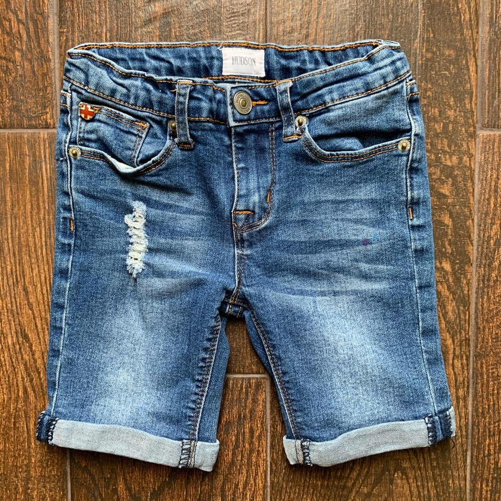 Hudson Jeans Cut Off Shorts Distressed Bermuda 5